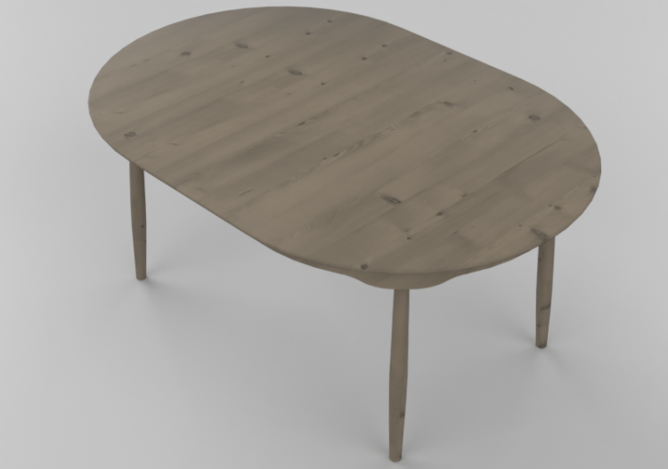 Mesas 3D - Mesa de madera maciza de abedul - Stolab - Carl...
