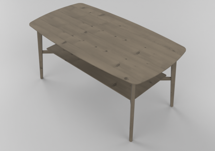 3D Tisch - Tisch aus Massivholz Birke - Stolab - Emma -...