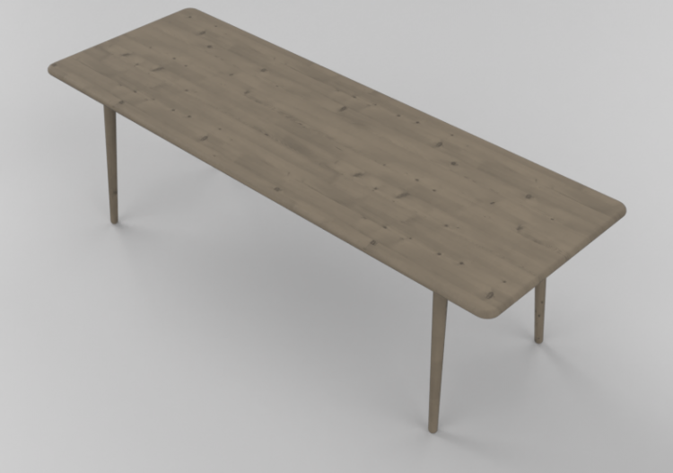 3D Tisch - Tisch aus Massivholz Birke - Stolab - Miss Holly...