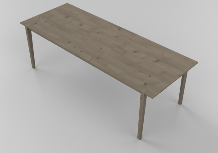 Mesas 3D - Mesa de madera maciza de abedul - Stolab -...