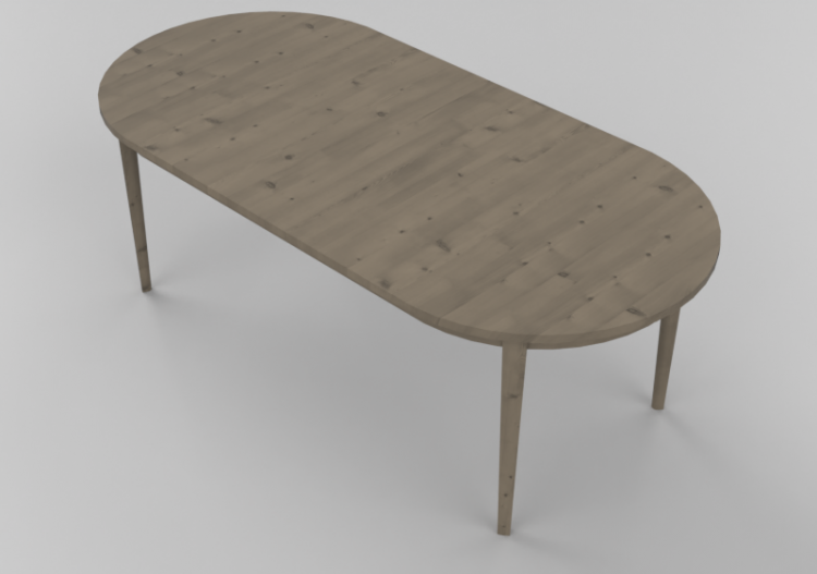 Mesas 3D - Mesa de madera maciza de abedul - Stolab -...