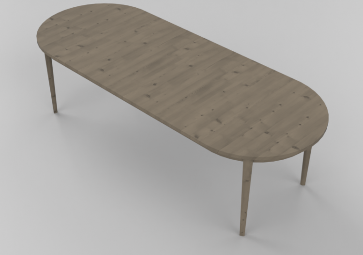 Mesas 3D - Mesa de madeira maciça de bétula - Stolab -...