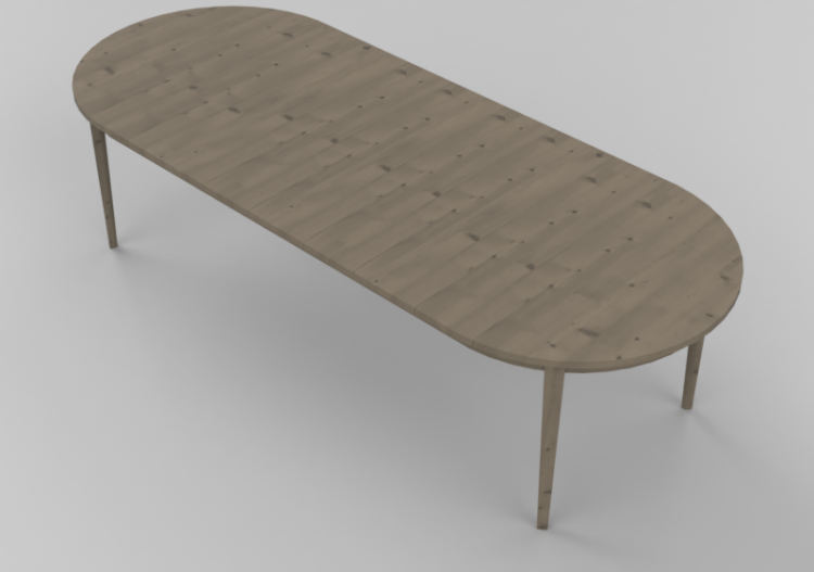 Mesas 3D - Mesa de madera maciza de abedul - Stolab -...
