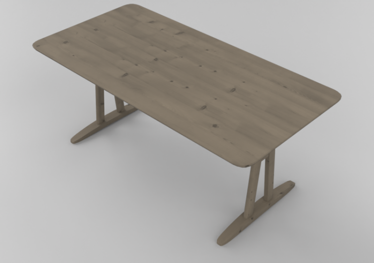 Tables 3D - Table en bouleau massif - Stolab - Annie - 6209...