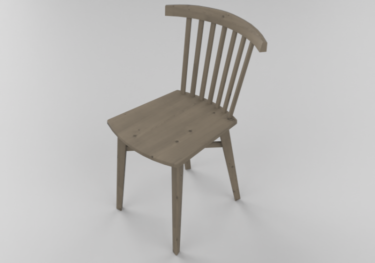 3D Chairs - Solid birch chair - Stolab - Karlsö - 9078 -...
