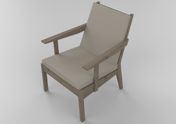 Chaises 3D - Fauteuil en bouleau massif - Stolab - Oxford -...