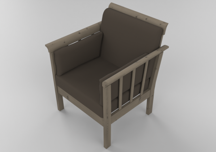 3D Stühle - Sessel aus Massivholz Birke - Stolab - Sundborn...