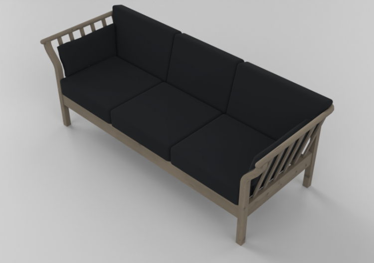 Divans 3D - Canapé trois places - Stolab - Andante - 8023 -...