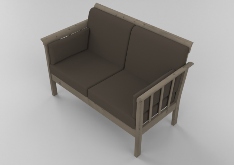 Divans 3D - Canapé deux places - Stolab - Sundborn - 8002 -...