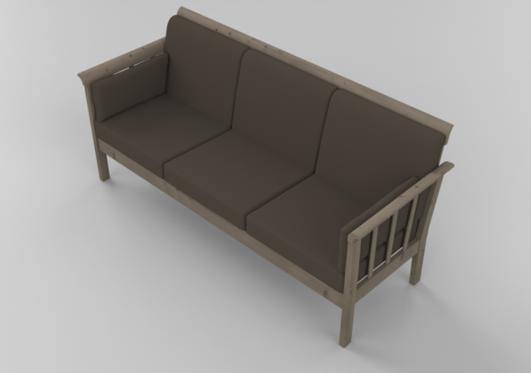 Divans 3D - Canapé trois places - Stolab - Sundborn - 8003...