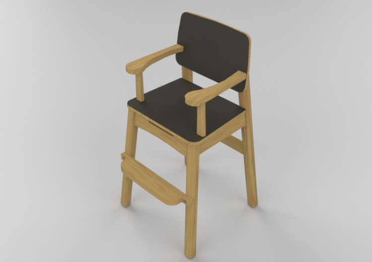 3D Stühle - Holzhocker - Lekolar - 89656 - ACCA software