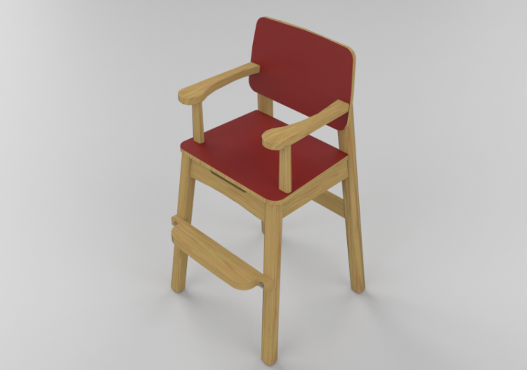 3D Stühle - Holzhocker - Lekolar - 89656/17 - ACCA software