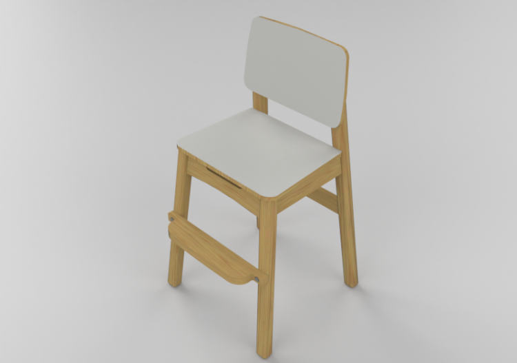 Sedie 3D - Sgabello in legno - Lekolar - 89570/97 - ACCA...