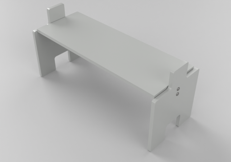 Chaises 3D - Banc en bois - Lekolar - 80987/95 - ACCA...
