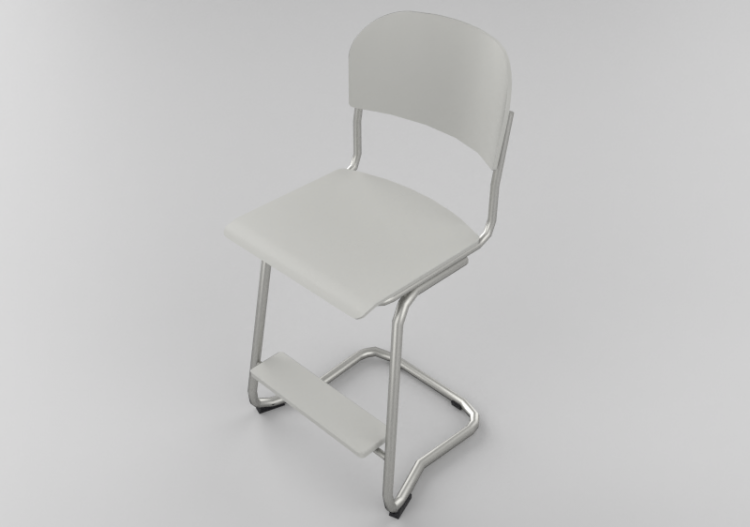 Cadeira 3D - Banqueta de madeira - Lekolar - 80366/97 -...