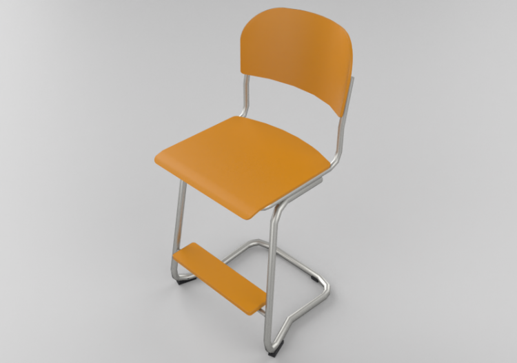 3D Chairs - Wooden Stool - Lekolar - 80366/4 - ACCA...