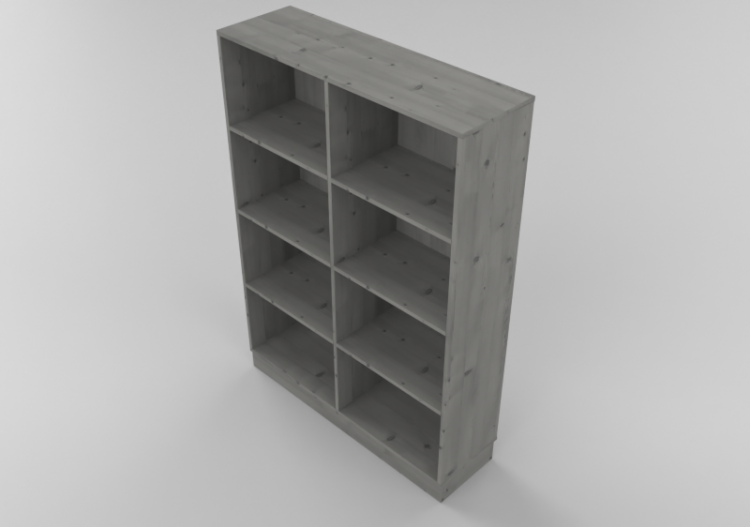 3D Bücherregal und Behälter - Bücherregal - Lekolar - 81514...