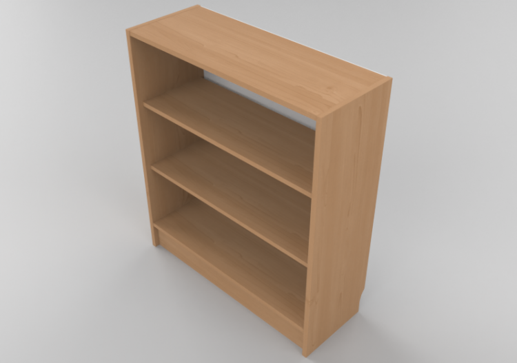 3D Bücherregal und Behälter - Behälter aus Holz - Lekolar -...