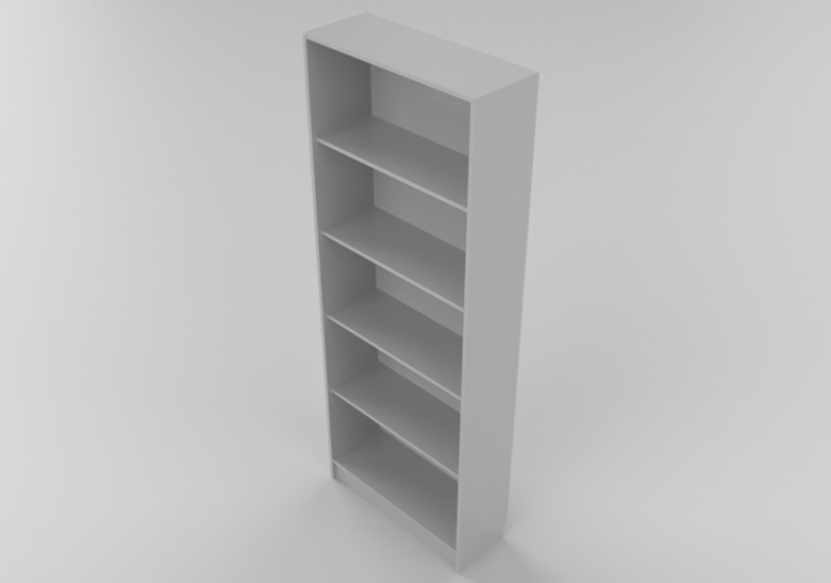 Bibliothèque 3D - Conteneur laqué - Lekolar - 80629/90 -...