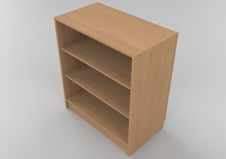 3D Bücherregal und Behälter - Behälter aus Holz - Lekolar -...