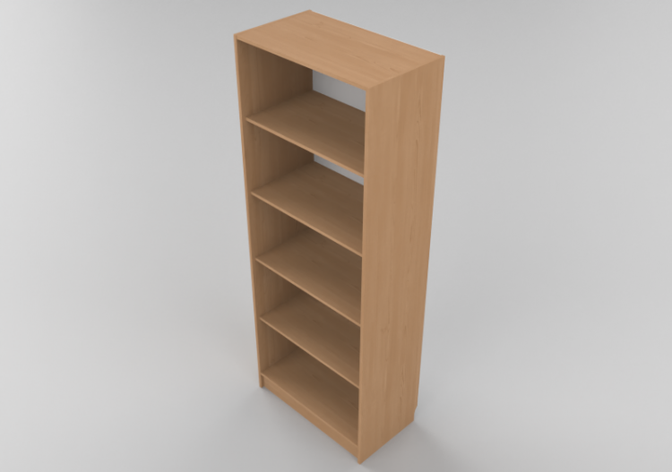3D Bücherregal und Behälter - Behälter aus Holz - Lekolar -...
