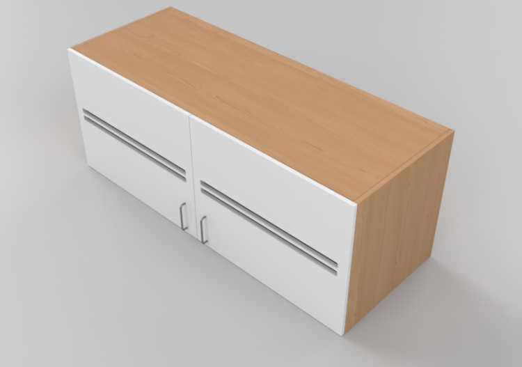 Armários 3D - Armário baixo de duas portas - Lekolar -...