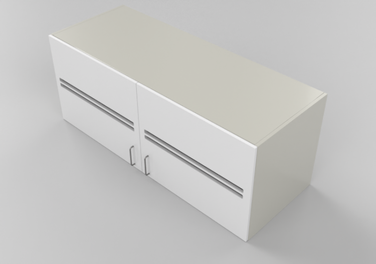 Wardrobes and Cabinets 3D - Small wardrobe with two door...