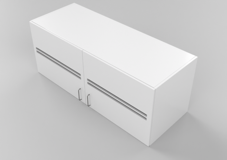 Armários 3D - Armário baixo de duas portas - Lekolar -...