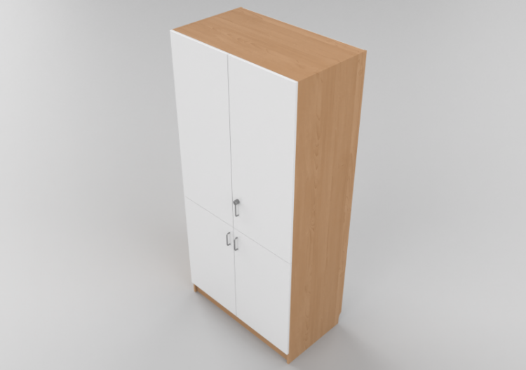 Armários 3D - Armário com duas portas - Lekolar - 80583 -...