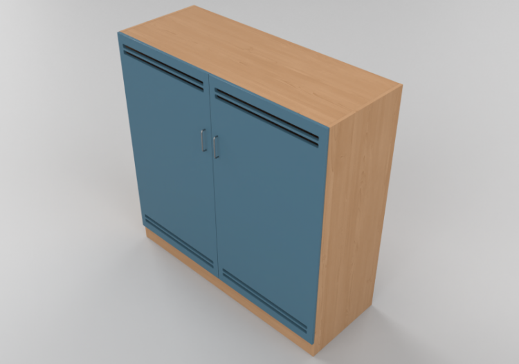 3D Schränke und Kommoden - Schrank mit zwei Türen - Lekolar...