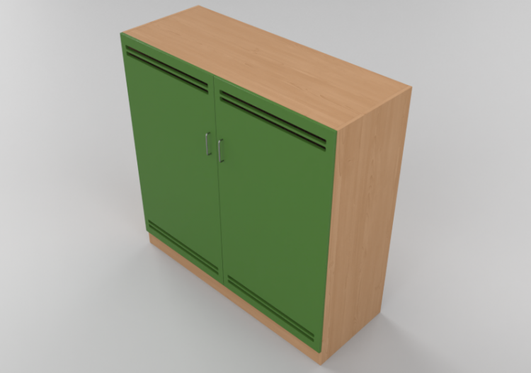 Armoires 3D - Armoire avec deux vantaux - Lekolar -...