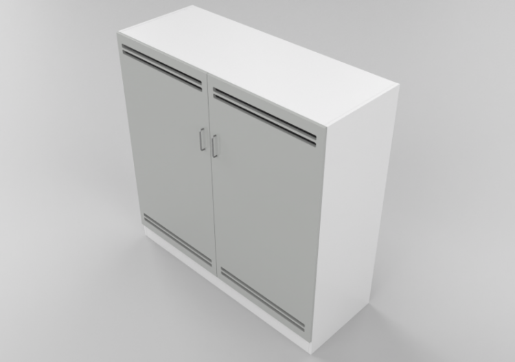 Wardrobes and Cabinets 3D - Two door panel Wardrobe -...