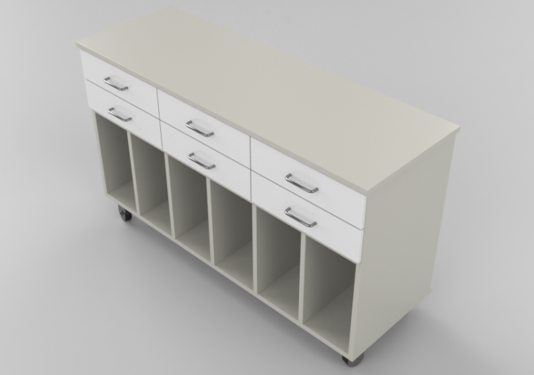 Armadi 3D - Cassettiera a sei cassetti - Lekolar - 80690 -...