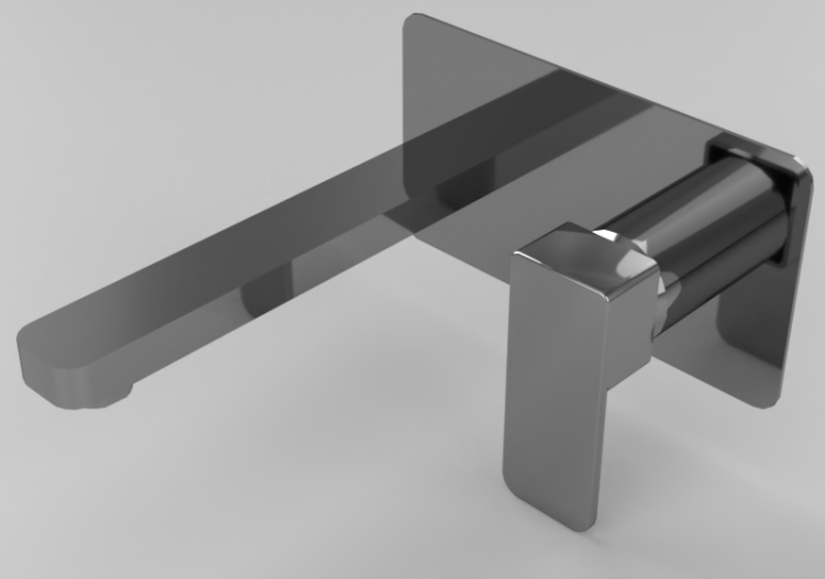 Robinets 3D - Mitigueur thermostatique pour lavabo à paroi...