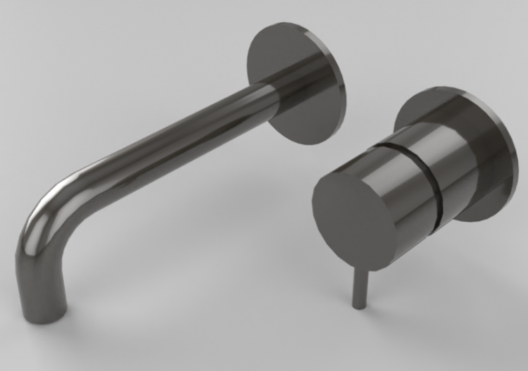 3D Taps - Wall-mounted basin mixer – Dekker – 256163 - ACCA...