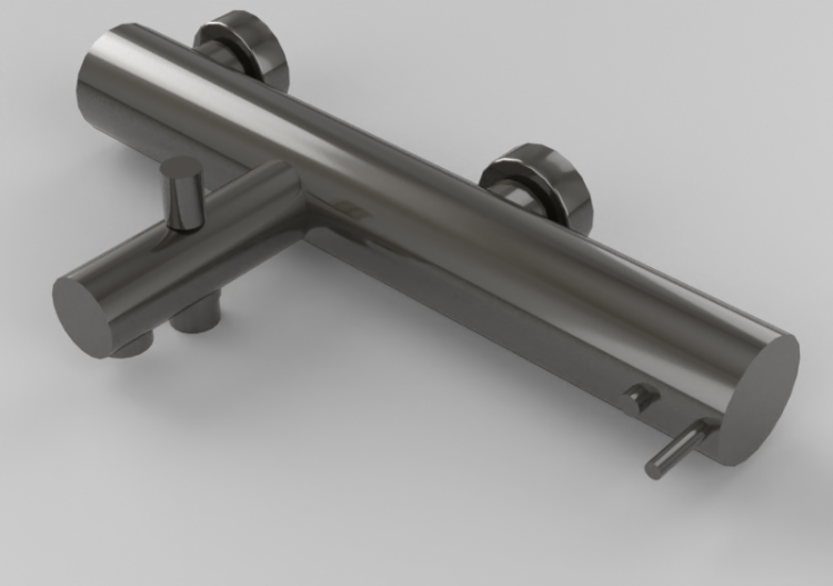 Torneiras 3D - Misturador termostático para banheira -...