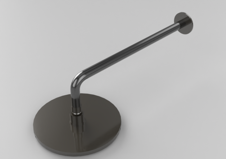 Torneiras 3D - Cabeça de chuveiro com braço à parede –...