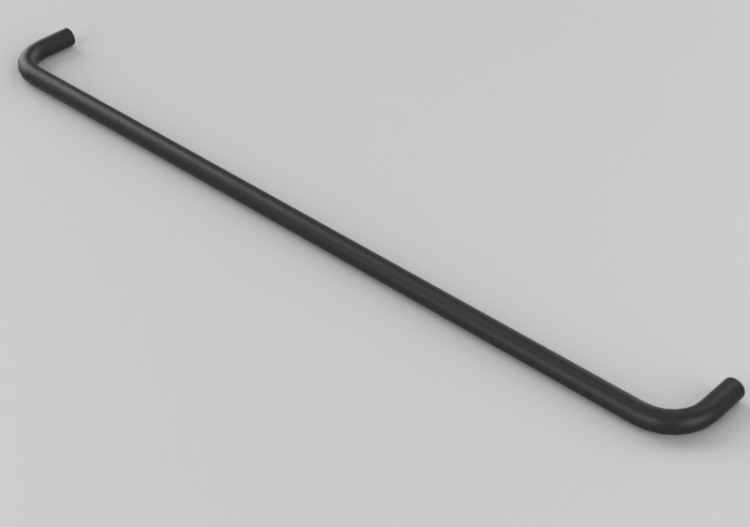 Acessórios 3D - Toalheiro 60cm - Dekker – 255032 - ACCA...