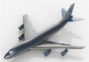 Boats, Planes and Trains 3D - Boeing 747