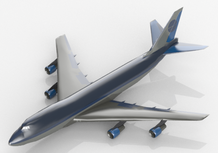 Boats, Planes and Trains 3D - Boeing 747 - ACCA software