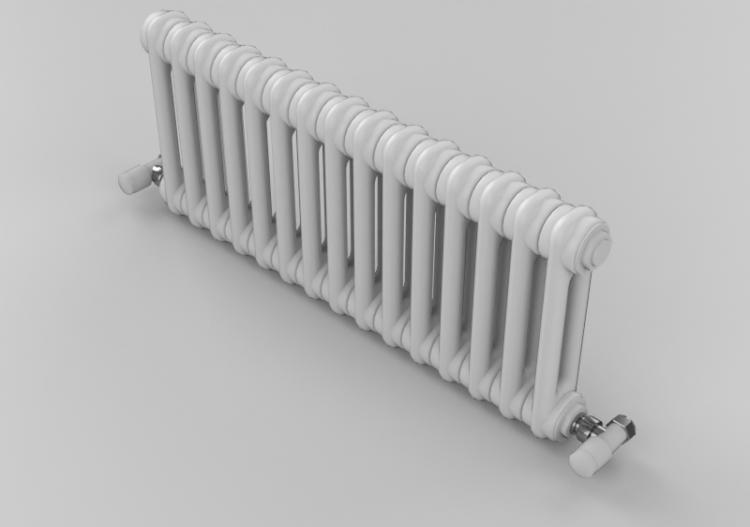 Radiateur et Ventilateur-convecteur 3D - Radiateur en acier...