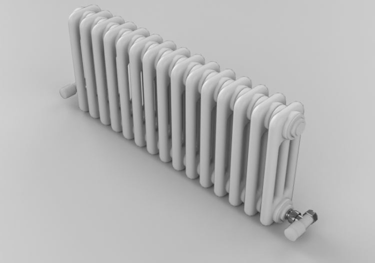 Radiateur et Ventilateur-convecteur 3D - Radiateur en acier...