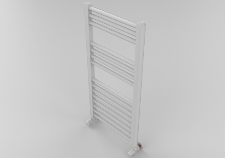 Radiateur et Ventilateur-convecteur 3D - Sèche-serviettes à...