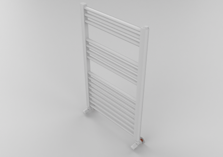 Radiator and fan coil units 3D - Steel towel radiator -...
