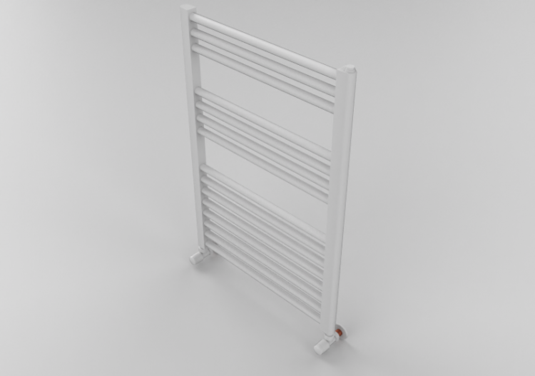 Radiateur et Ventilateur-convecteur 3D - Sèche-serviettes à...