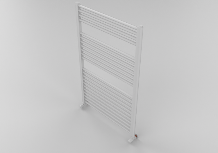 Radiator and fan coil units 3D - Steel towel radiator -...