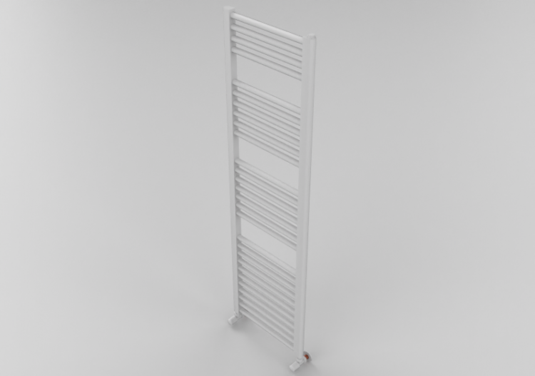 Radiator and fan coil units 3D - Steel towel radiator -...