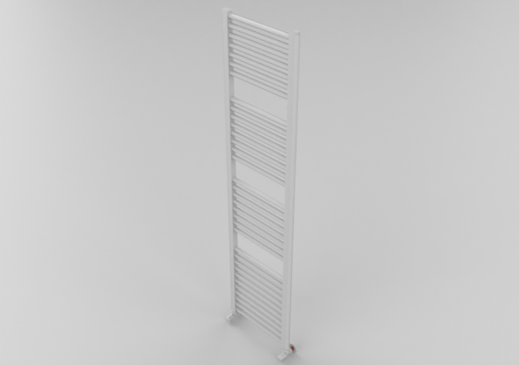 Radiateur et Ventilateur-convecteur 3D - Sèche-serviettes à...