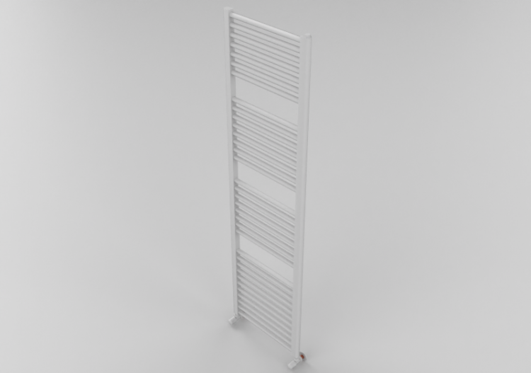 Radiateur et Ventilateur-convecteur 3D - Sèche-serviettes à...