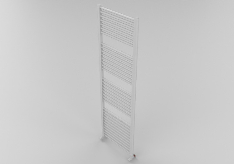 Radiateur et Ventilateur-convecteur 3D - Sèche-serviettes à...